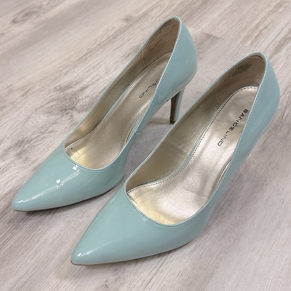 Bandolino Y2K Style Patent Leather Minty Pointed Toe Stiletto Pumps Heels / 8.5 - Picture 2 of 8